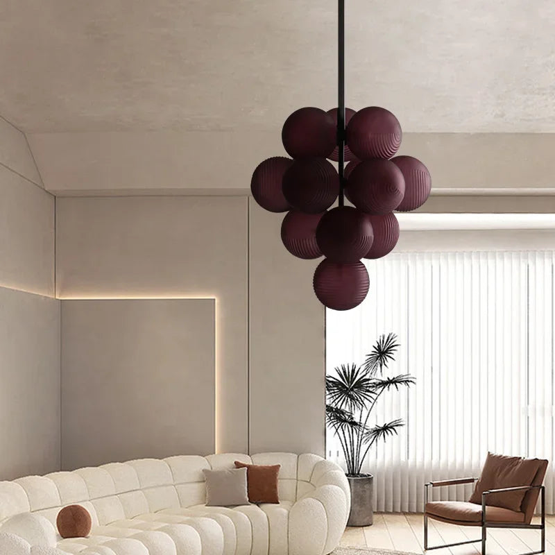 Modern glass chandelier with creative design for interior decoration - vue 3 sur 15