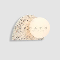 Japanese retro terrazzo LED wall light for homestay