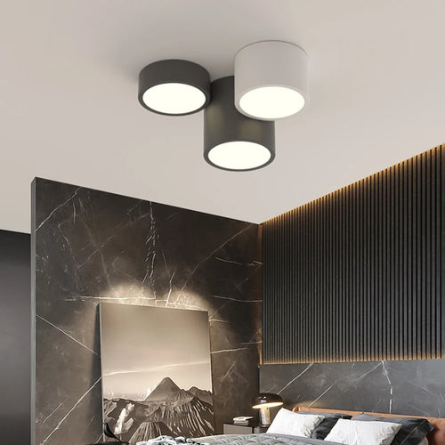 Modern LED ceiling light for elegant interior decoration - vue 6 sur 9