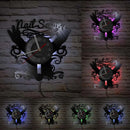 vinyl wall clock for nail and beauty salon