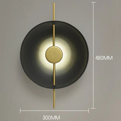 Nordic postmodern LED wall light for hotel lighting