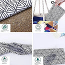 Quick-dry sand-free striped beach towel