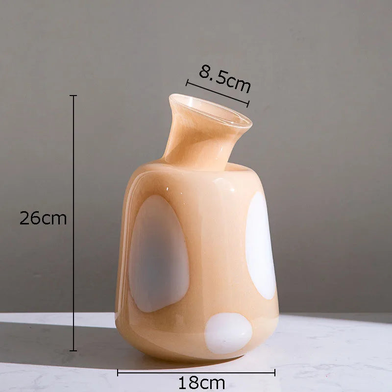 creative glass vase for flowers and modern arrangements