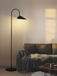Cream style medieval floor lamp