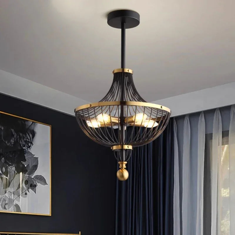 Modern smart chandelier for elegant interior decor