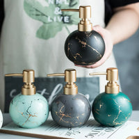 Modern ceramic soap dispenser for bathroom
