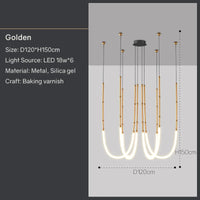 Modern minimalist pendant chandelier for bar or restaurant