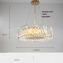 Art deco crystal glass dimmable chandelier 2024 trend