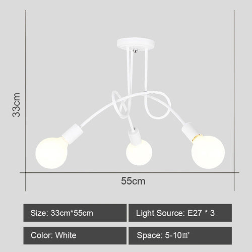Modern sputnik chandelier industrial style for elegant interiors - vue 17 sur 19