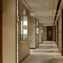 Zen strip wall light in Chinese style for hotels and projects