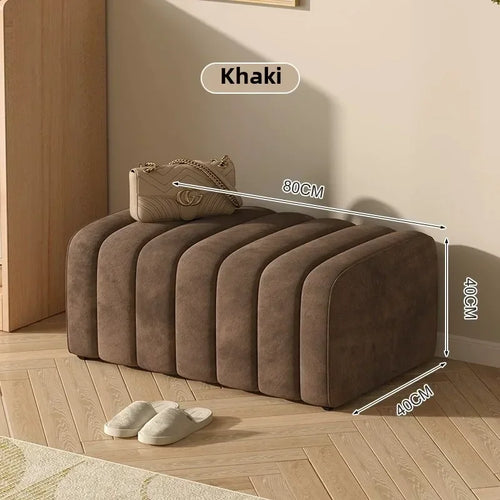 modern design shoe bench with soft and comfortable footrest - vue 23 sur 26