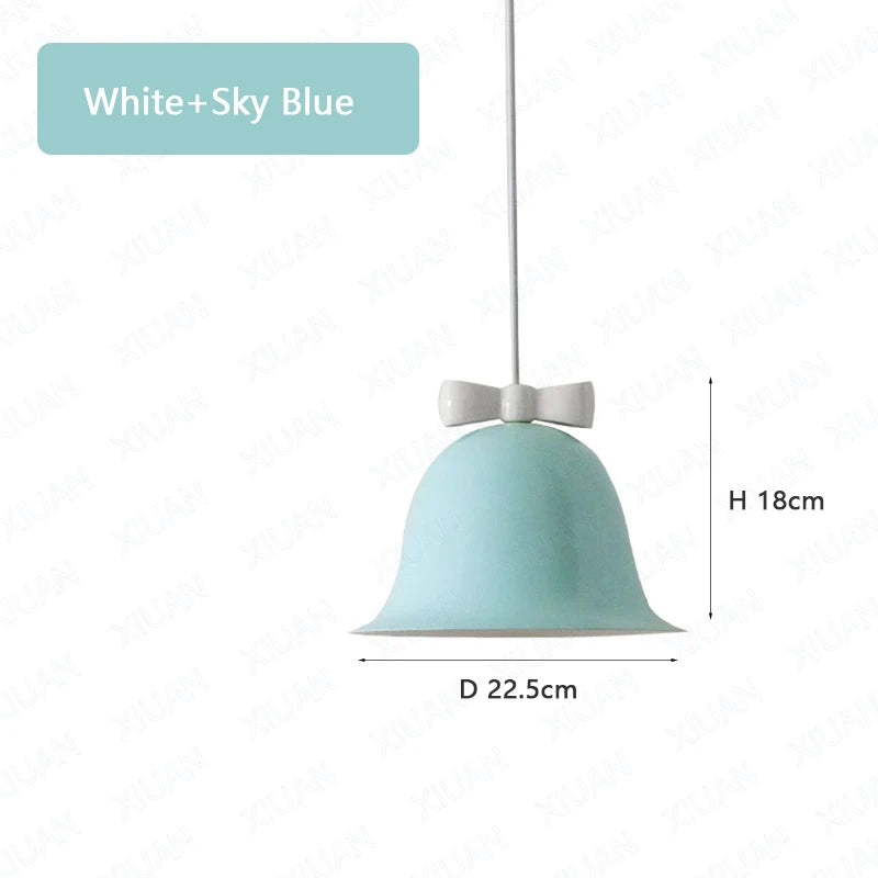 Children's pendant light with bow tie - vue 17 sur 19