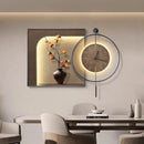 large size wall clock classic design modern metal