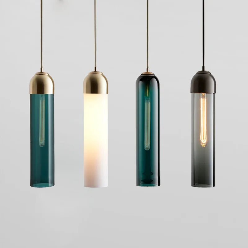 Modern glass LED pendant light for creative interiors