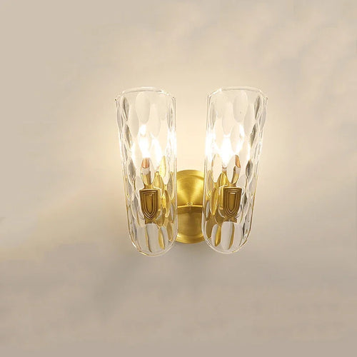applique murale en cristal design bouclier luxe pour intérieur décoratif - vue 2 sur 8