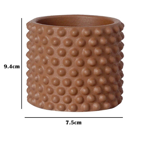 Nordic style retro cement flower pot for home decoration - vue 12 sur 33