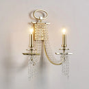Modern luxury decorative crystal LED wall light