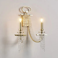 Modern luxury decorative crystal LED wall light
