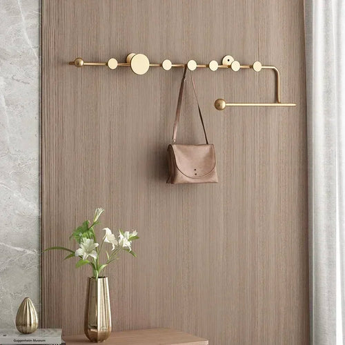 Nordic luxury decorative wall mounted clothes and hat rack - vue 10 sur 18