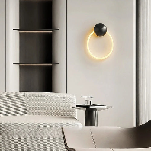Minimalist luxury silicone wall light
