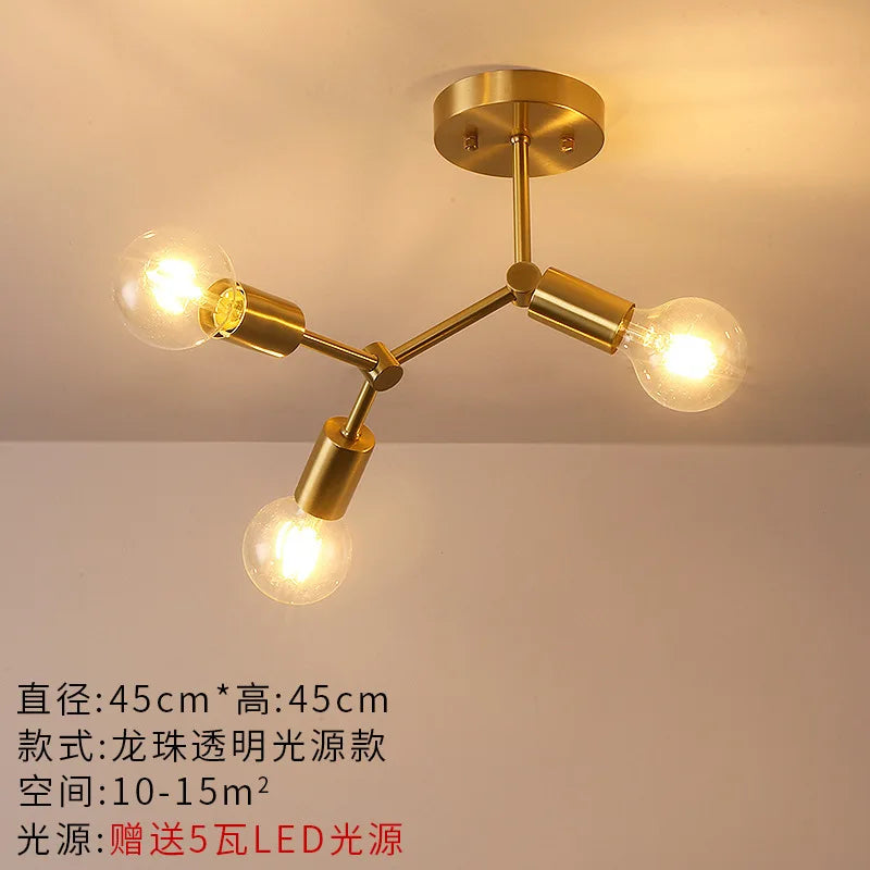 Elegant modern ceiling light for stylish interior decoration