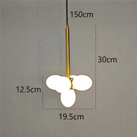 Minimalist glass chandelier modern design for elegant interiors