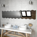 wavy glass wall mirrors for interior decoration