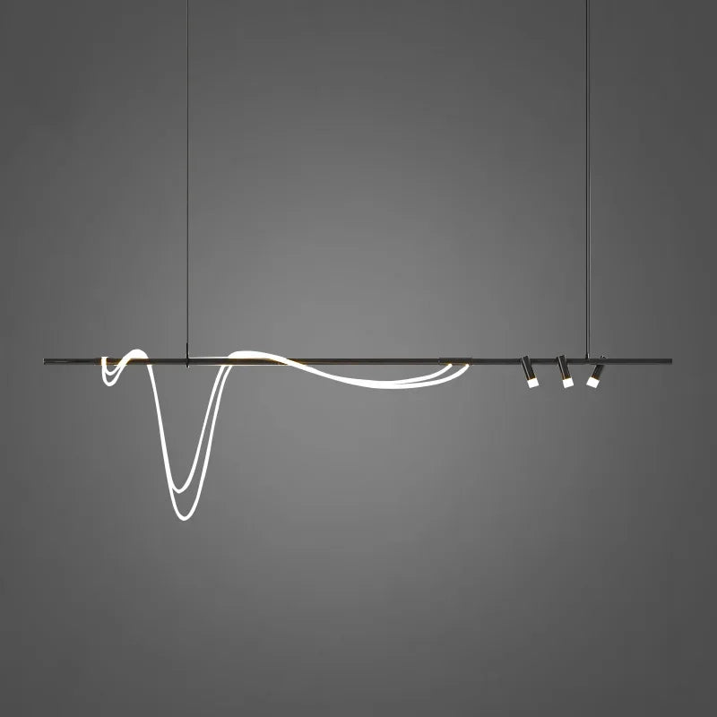 Minimalist nordic LED chandelier for restaurants and bars