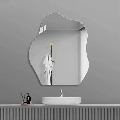 Decorative cloud-shaped unbreakable acrylic wall mirror for the home - vue 15 sur 15