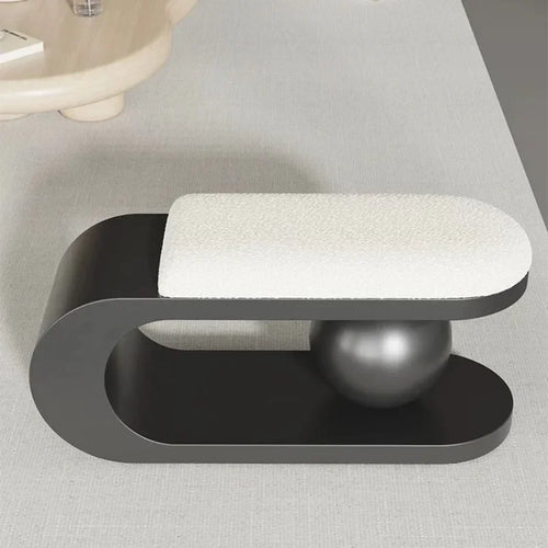 Nordic Light Luxury Home Furnishings, Shoe Changing Doors, Living Room Sofa, Bar shoe Stool,Creative Low Stool,Simple shoe Stool - vue 4 sur 7