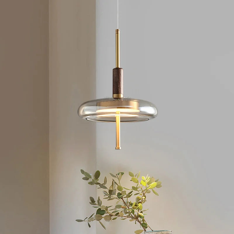 Modern nordic decorative glass LED pendant light