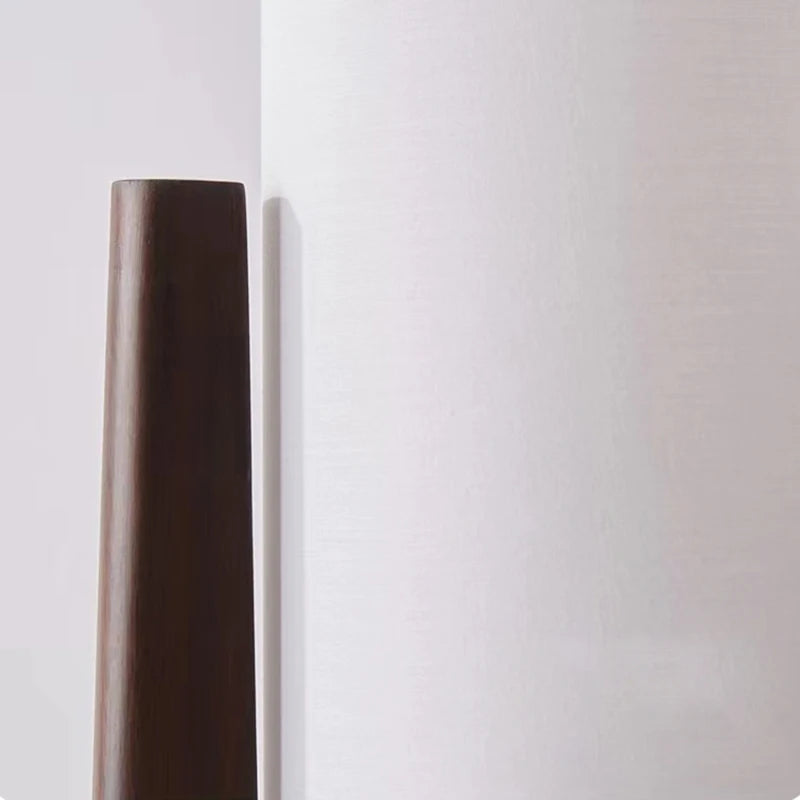 Korean style wooden LED floor lamp - vue 6 sur 8