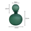 frosted glass vase for artificial flowers modern decoration