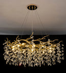 Luxury crystal chandelier for elegant interior decoration