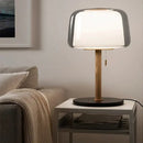 Modern glass bedside lamp for elegant décor
