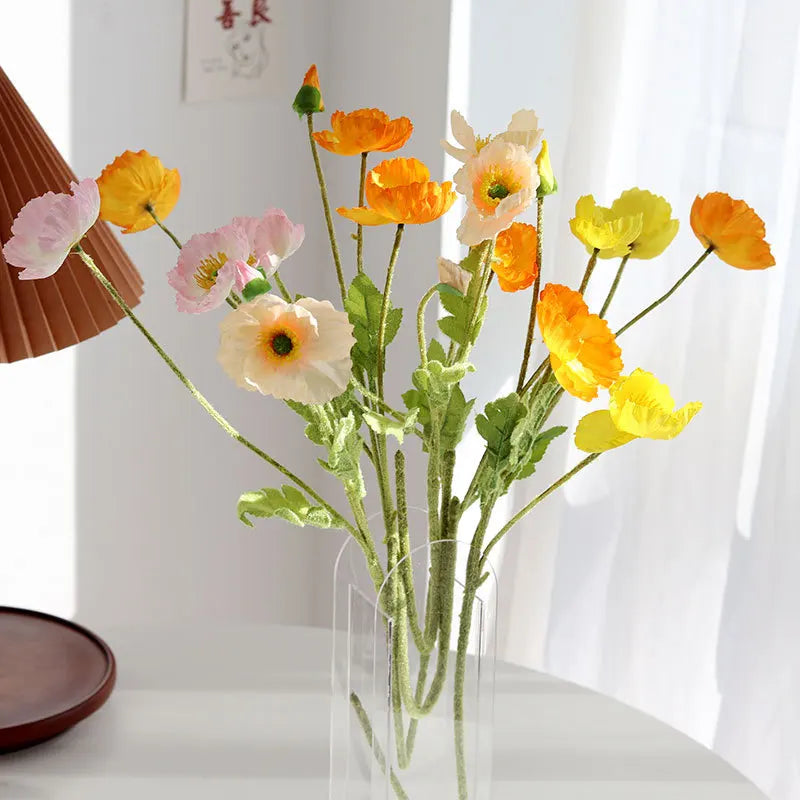 Artificial silk flowers for wedding and table decoration