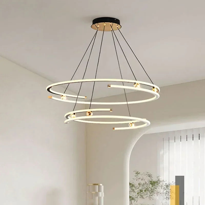 suspension led moderne pour décoration intérieure élégante