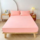 1PC Plain Color Waterproof Mattress Cover,Polyester Material, Thin Breathable,Bedroom，Four Seasons Apply