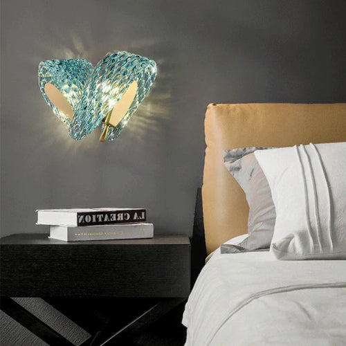 Creative luxury flower design copper wall light - vue 5 sur 8