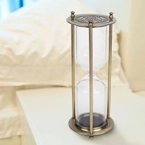 glass sand clock for decoration and gifts - vue 7 sur 7