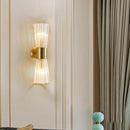 Luxury and modern crystal wall light for hotel