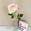 Artificial pink roses for elegant and modern home decoration