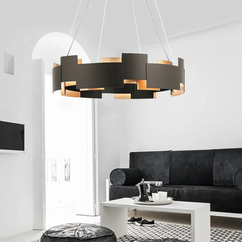 Metal pendant light with adjustable cord - vue 2 sur 8