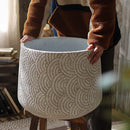 moule en silicone pour pot de fleurs nordique rond