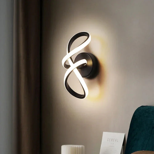 Modern minimalist LED ceiling light for hallway, entrance and staircase - vue 5 sur 12