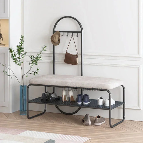 minimalist shoe and storage bench - vue 2 sur 10