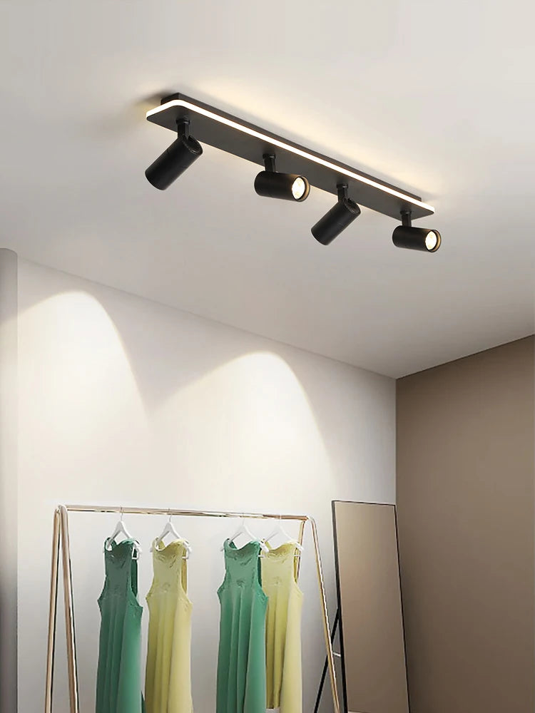 Modern LED chandelier for home interior foyer - vue 4 sur 9
