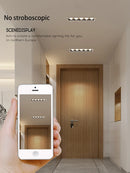 led linear anti-glare spotlight with integrated cob grille