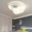 Modern LED aeroplane chandelier for children