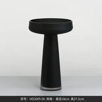frosted glass vase for interior decoration dried flowers and hydroponics